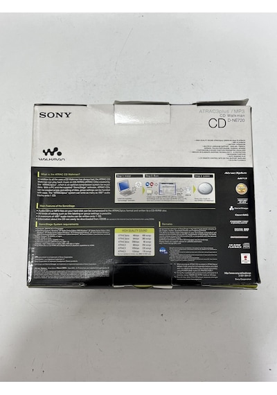 Sony Walkman D-ne720 Discman Cd Player