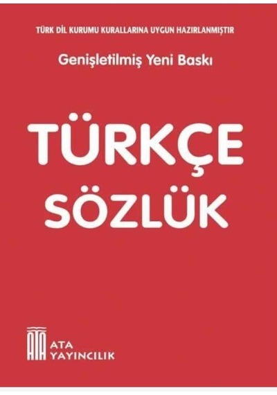 Ata Yayıncılık Türkçe Sözlük (Plastik Kapak)