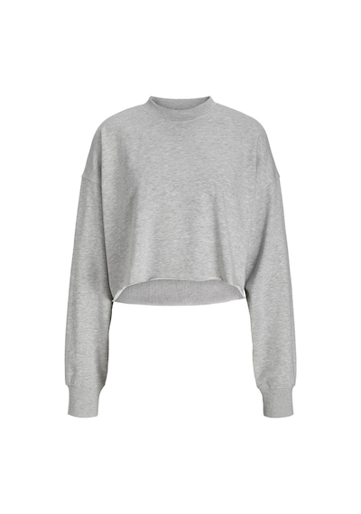 Jack & Jones Kadin Bisiklet Yaka Sweatshirt - Caia - 12253287 Light Grey Melange