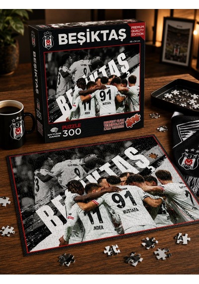 Mythos 300 Parça Puzzle Beşiktaş 2025/2026 Sezonu 48 X 34 Cm Resmi Lisanslı