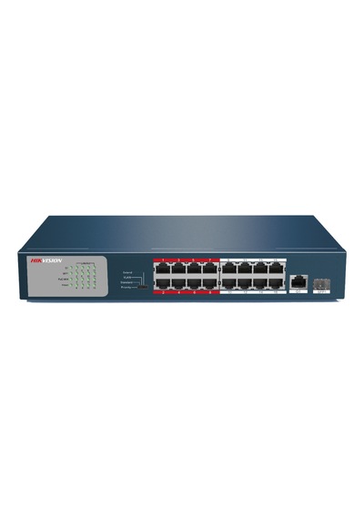Hıkvısıon Ds 3E0318P E/M 16 Port Poe 1 Port Sfp 1 Port Gbıt Uplın