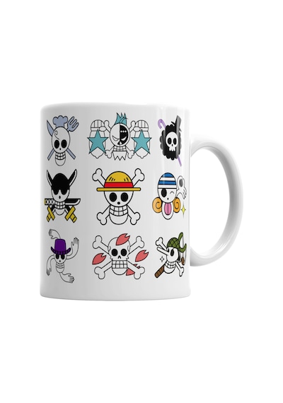 One Piece Full Skull Kupa Bardak Porselen Karışık
