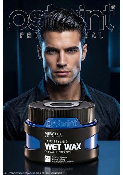Ostwint Menstyle Collection Profesyonel Saç Şekillendirici Wet Wax 150 ML