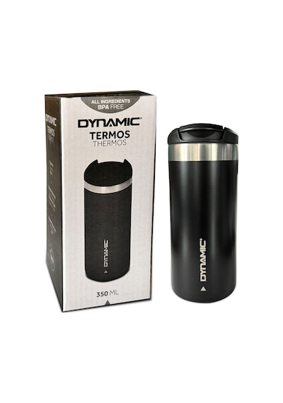 Dynamıc Paslanmaz Çelik Termos  350ML Siyah/Krem 2 Renk Seçeneği