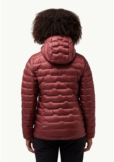 Jack Wolfskin Passamani Down Hoddy Kadın Outdoor Mont-a61833 Bordo