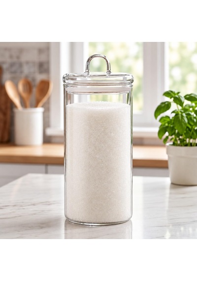 Tr 1 Adet 1300 Ml Borosilikat Cam Kapaklı Saklama Kavanozu, Bakliyat, Kahve, Şeker, Mısır Gevreği, Çay, Kuruyemiş Genel