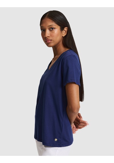 Pierre Cardin Kadın Lacivert Tişört Basic 50326875-vr033