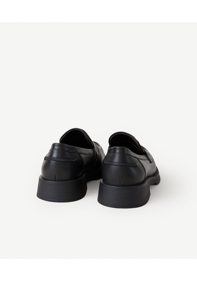 Yargıcı Tay Tüylü Deri Loafer 26kkay4051x 001 Siyah