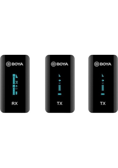 Boya By-xm6-s2 Kablosuz Ikili Yaka Mikrofonu