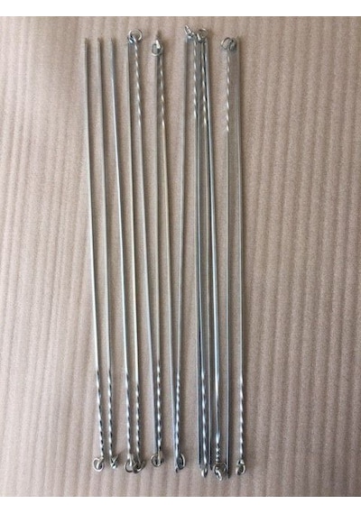 20 Adet - Kare Ciğer Şiş - Kare Kuşbaşı - 50 Cm