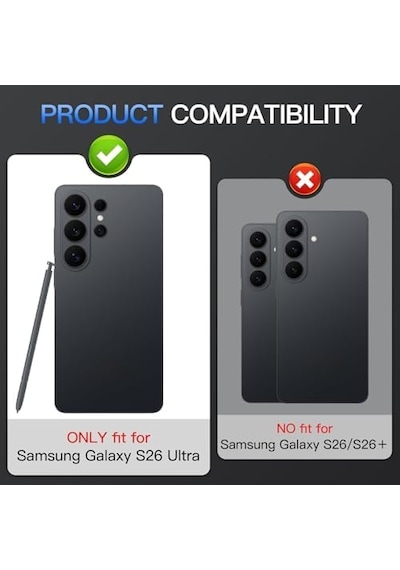 Galaxy S26 Ultra İçin Kolay Kurulum Aparatlı Kamera Lens Koruyucu 9h Temperli Cam Hd Görüntü Darbelere Karşı S26 Ultra Koruyucu Alüminyum Alaşım Çerçeve S26 Ultra Kamera Koruma Siyah