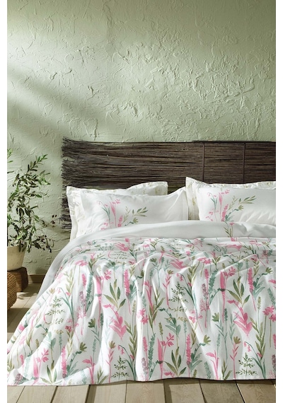 Yataş Bedding Hana Çift Kişilik  Pike Takımı - Pembe