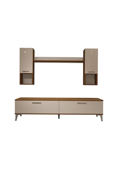 Decoraktiv Eko 5da Slm Std Silver Tv Ünitesi Tv Sehpası Ceviz - Beyaz