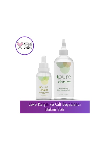 Pure Choice Leke Karşıtı Ve Cilt Beyazlatıcı Bakım Seti