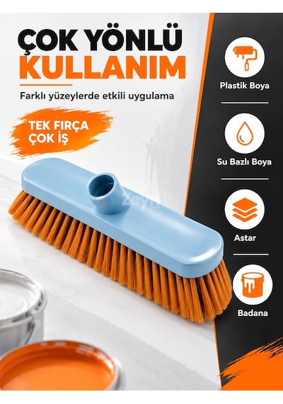 Badana Fırçası Duvar Ve Tavan Boyama Fırçası Plastik Ve Su Bazlı Boya İçin