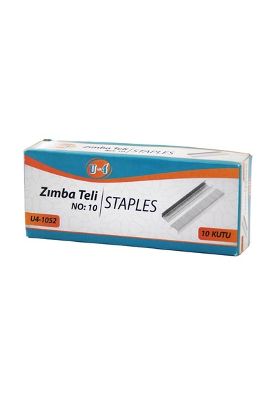 U-4 U4-1052 No-10 Zımba Teli 1000 Adet- 20'li Paket