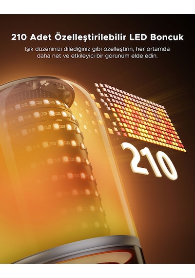 Govee Masa Lambası 2 Pro X Jbl Hoparlörlü, Type-c Şarjı, 45' Şarj Adaptörü Dahildir H60200f1 Şeffaf