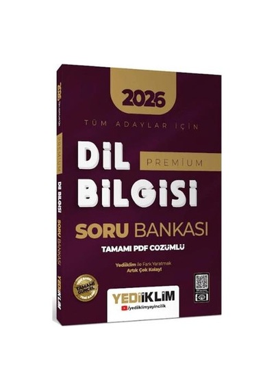 Premium Dil Bilgisi Soru Bankası Tamamı Çözümlü