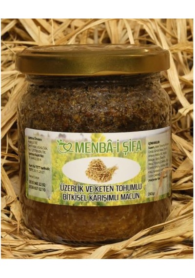 Üzerlik Tohumlu Bitkisel Karışımlı Macun 240 Gr