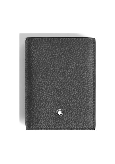 Mont Blanc Montblanc Grain Deri 4 Bölmeli Kartlık 223047 Gri