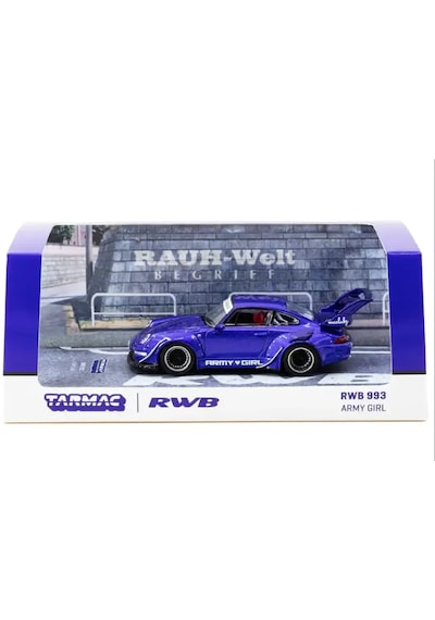 Tarmac Works 1/64 Rwb 993 Army Gırl Mavi
