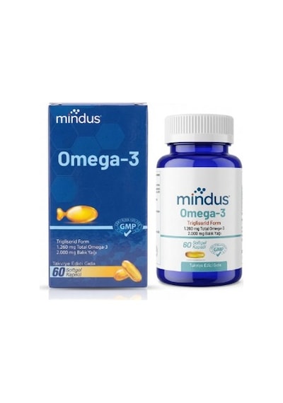 Mindus Omega-3 60 Softgel Kapsül
