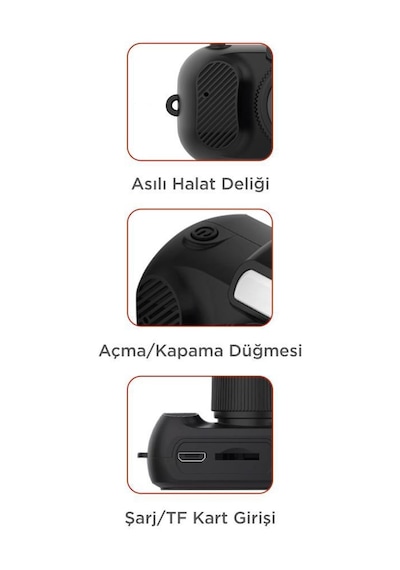 Torima Cmr-37 Siyah Mini Dijital Video Fotoğraf Makinesi Kamera Siyah