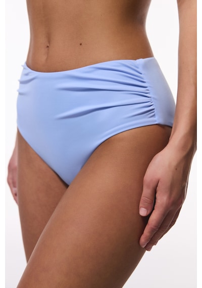 Penti Açık Mavi High Shirred Yüksek Bel Bikini Altı