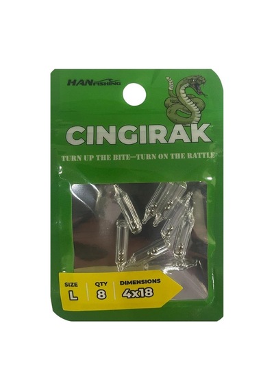 Hanfish Çıngırak L 4x18mm 8 Adet