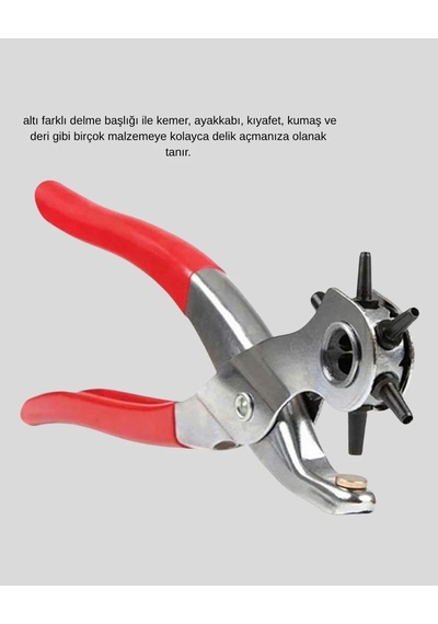 Delme Pensesi 6 Başlıklı Çok Amaçlı Paslanmaz Çelik Ergonomik 12975870