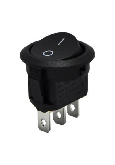 Yuvarlak Işıksız On-on Anahtar 3 Pinli Yuvarlak Işıksız Yaylı Switch 5 Adet