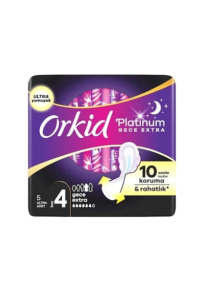 Platinum Hijyenik Ped Gece Ekstra Boy 4 5 Adet Ped