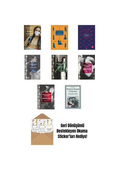 Hüseyin Rahmi Gürpınar 8 Kitap Set + Okuma Sticker'ları