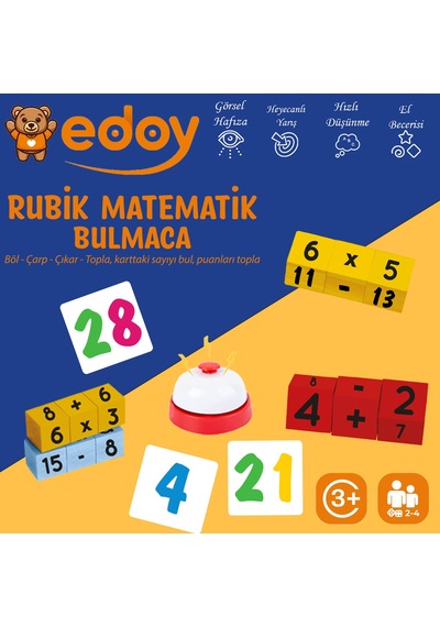 Küçük Yaş Gelişim Eğitici Oyuncaklar Sabır Küpü Matematik Bulmaca Oyunu