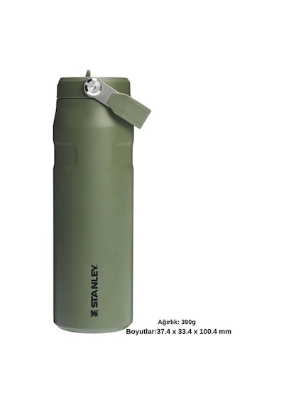 Stanley Termos The Iceflow Bottle Flip Straw 0,7 Lt Haki Yeşil