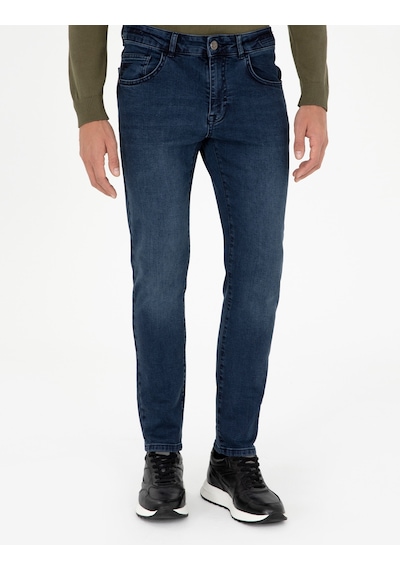 Pierre Cardin Erkek Lacivert Jean Pantolon 50295872-vr033 Lacivert