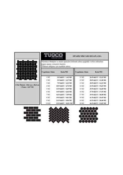 Tuqco Doğal Taş Basket Weave Traverten Cilalı Mermer Mozaik