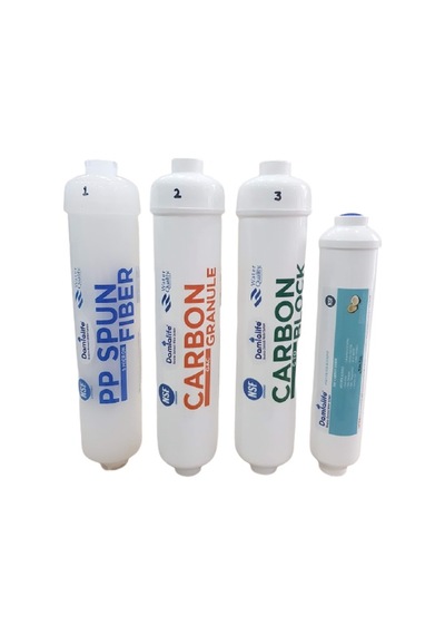 Damlalife Li 12" Inline 4 Lü Filtre Takımı