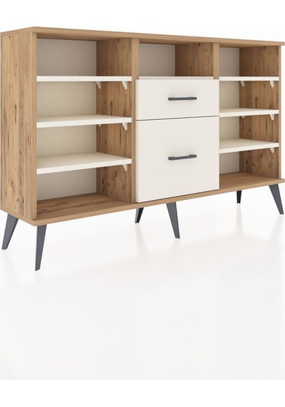 Arges Konsol 7 Raflı 2 Çekmeceli 132x30x83 Çam-aytaşı/aytaşı Aytaşı/aytaşı Arges Konsol 7 Raflı 2 Çekmeceli 132x30x83 Çam-aytaşı/aytaşı Aytaşı/aytaşı