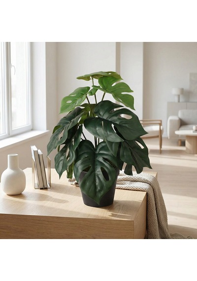 Koçtaş Yapay Bitki Monstera Çok Renkli