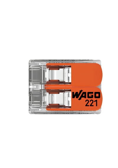 Wago 221-412 Çok Amaçlı Klemens Tırnaklı 2x4 10 Adet