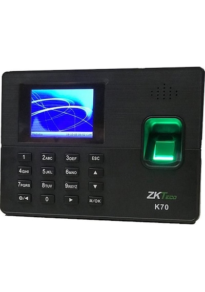 Zkteco K70 Parmak İzi Mifare Kart Şifre Terminali Personel Takip Cihazı