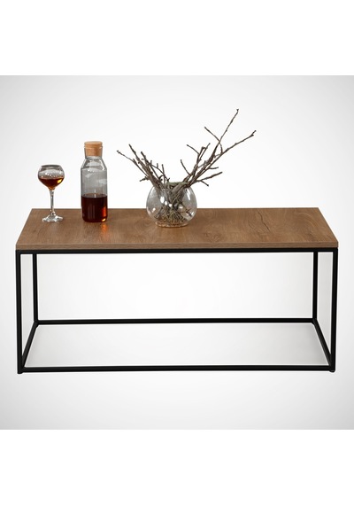 Cosco Orta Sehpa Metal & Orta Masa Kafkas Meşe / Metal Ayaklı