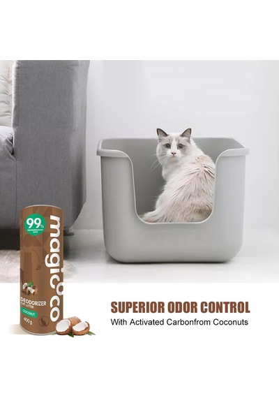 Hindistan Cevizli Kedi Kumu Koku Giderici 400 G Diğer