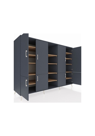 Kronos Dolap 14 Raflı 8 Kapaklı 220x59x163 Antrasit-antrasit/çam Antrasıt/atlas Çam - Antrasıt Kronos Dolap 14 Raflı 8 Kapaklı 220x59x163 Antrasit-antrasit/çam Antrasıt/atlas Çam - Antrasıt