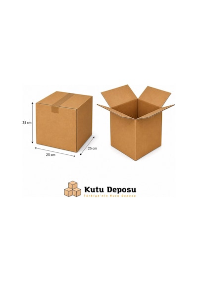 25x25x25 Cm E-ticaret Ve Kargo Kutusu 20 Adet