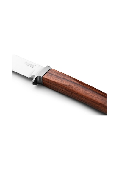 Lionsteel Ago - Santos Wood Kamp Bıçak Kahverengi