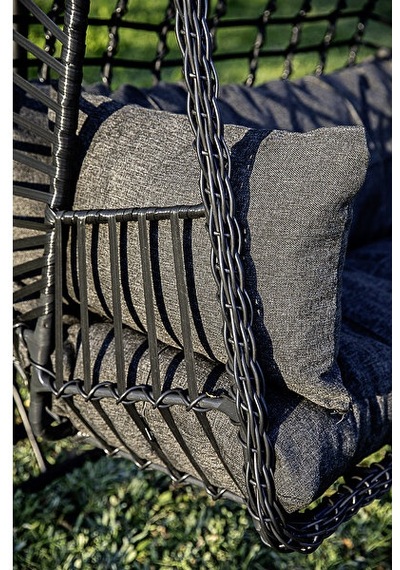 Btk Concept Legend Çift Kişilik Salıncak, Rattan Antrasit