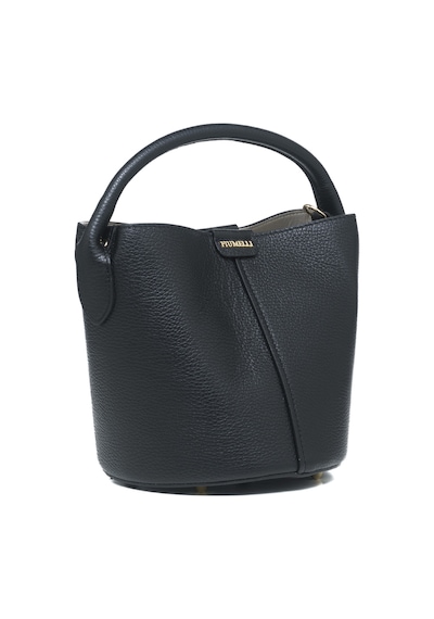 Omuz Çantası Kadın Loana M Piumelli Milano Bag D28 Black Siyah