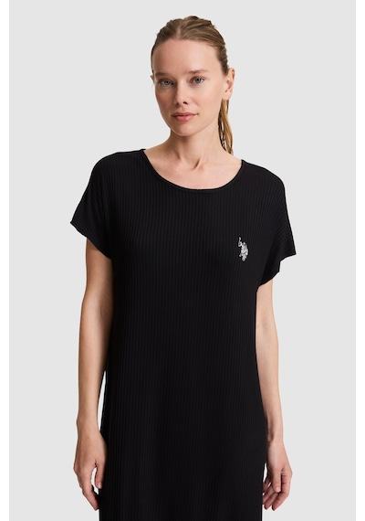 U.s. Polo Assn. Kadın Siyah Pijama Takım 50326529-vr046